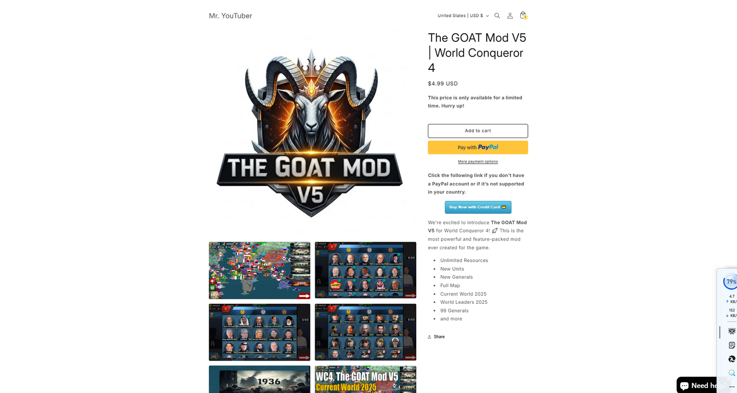 Buy Once, Get All Mods