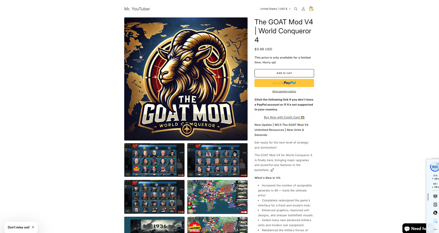 Buy Once, Get All Mods