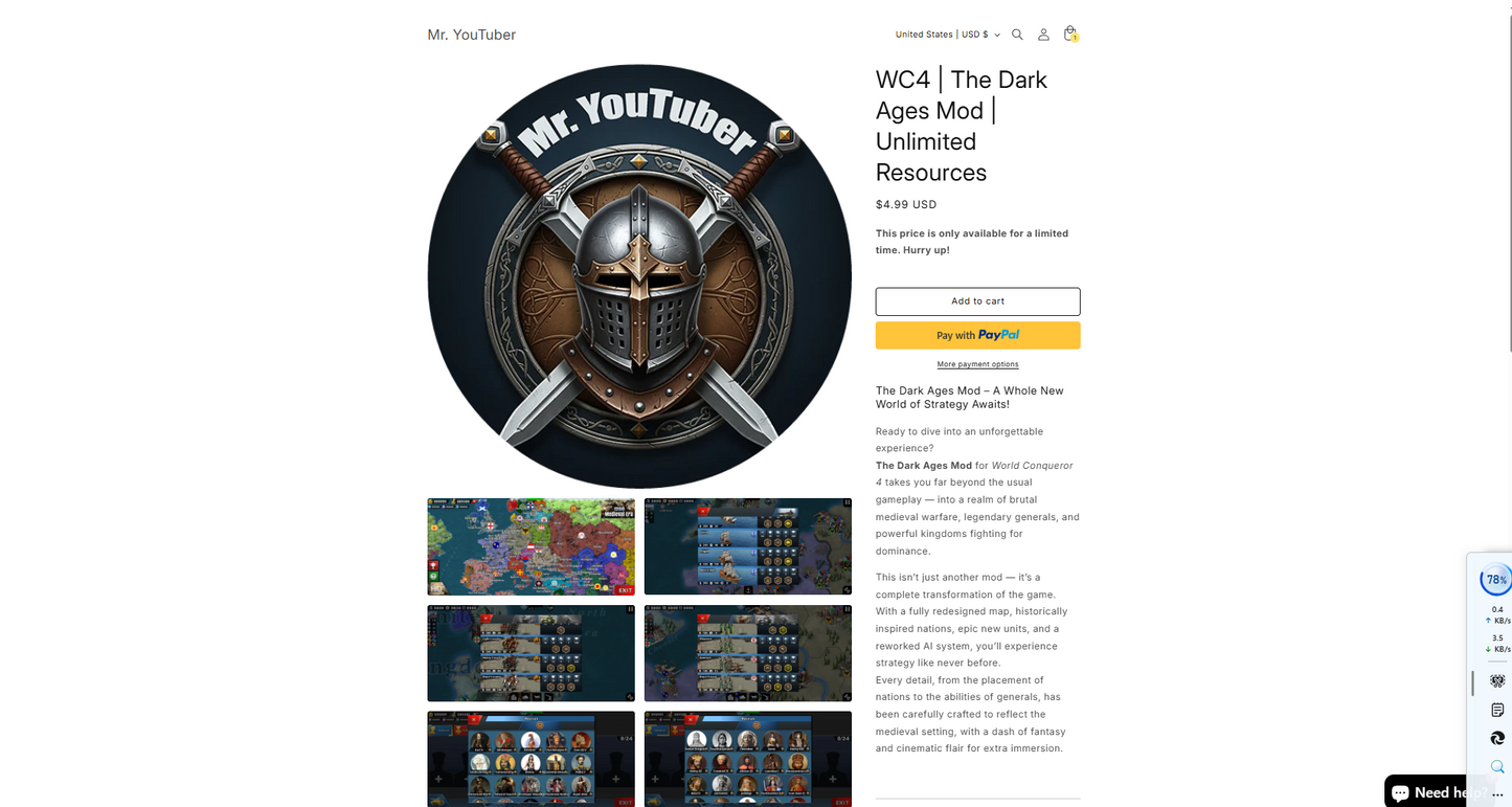 Buy Once, Get All Mods