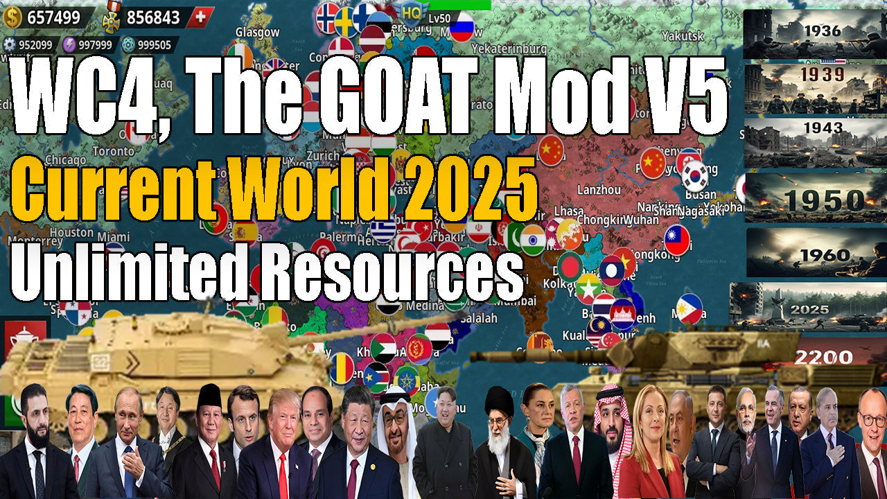 The GOAT Mod V5 | World Conqueror 4