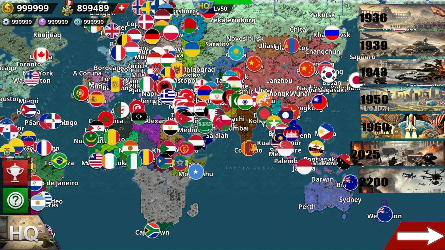The GOAT Mod V1.3 | WC4 Unlimited Resources | Current World Leaders
